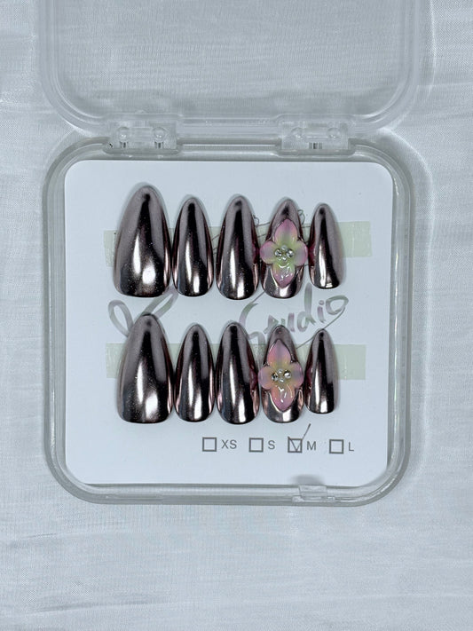 Pearly Pink 3D Flower
