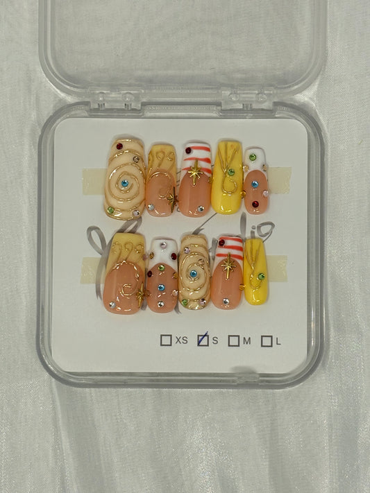 Yellow Circles - Square