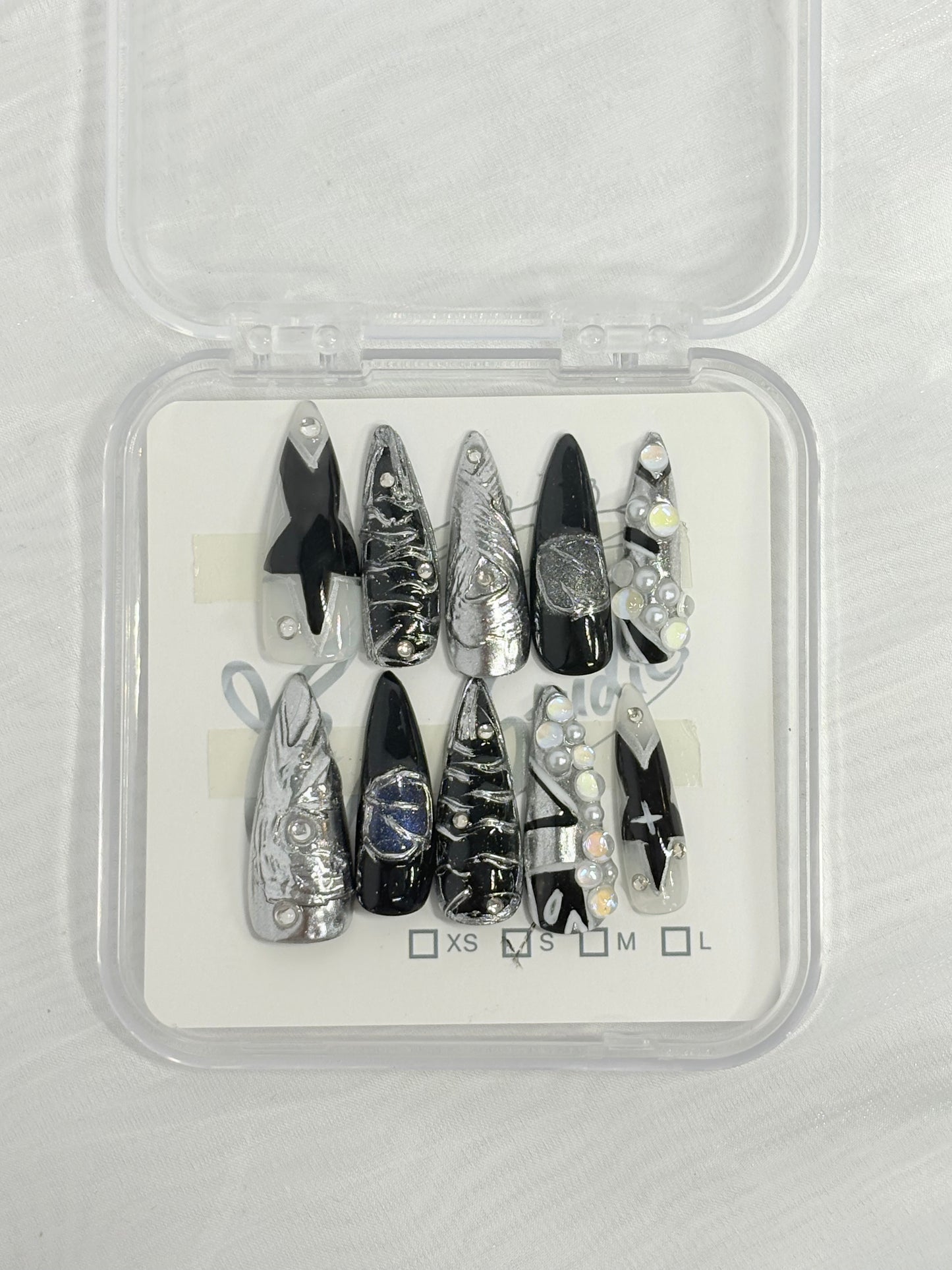 Metallic Silver Fire - Size M