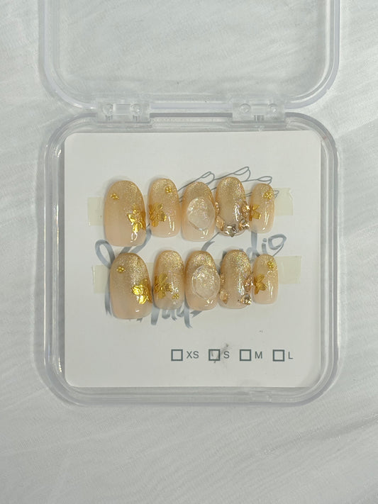 Golden Autumn Butterfly - Size S
