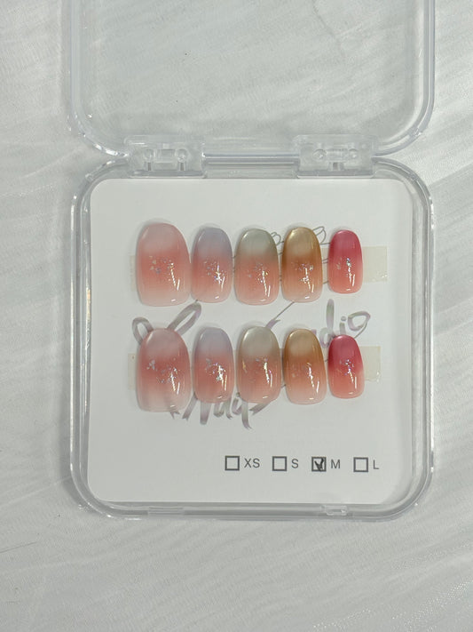 Candy Coloured Cat Eye French Short