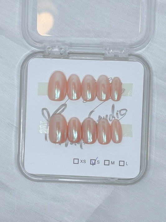 Gold Pink Chrome - Oval