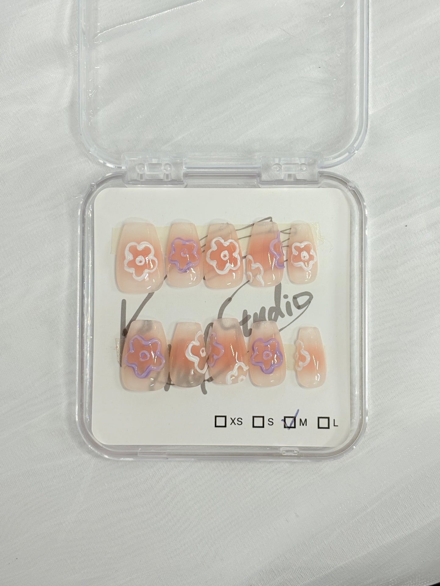 Hand Painted Flower - Size M