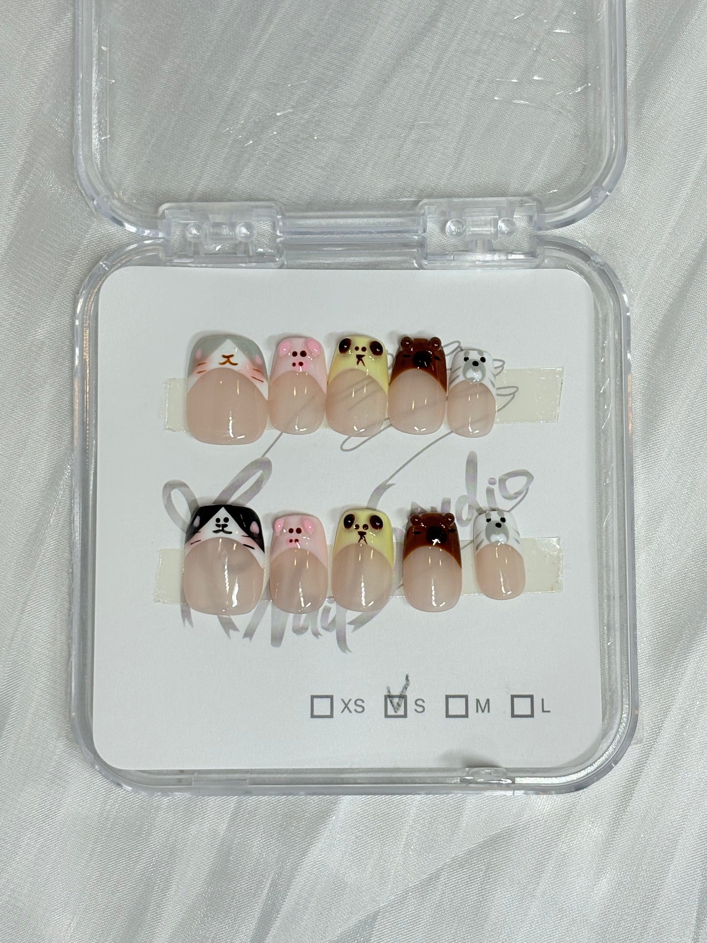 Cute Animals French - Size S